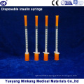 Disposable 1cc Insulin Syringes 0.5cc Insulin Syringes 0.3cc Insulin Syringes (ENK-YDS-037)